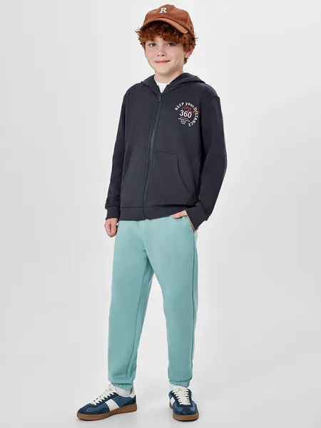 Изображение товара Брюки спортивные детские Mark Formelle 183372 (р.110-56-51, шалфей)