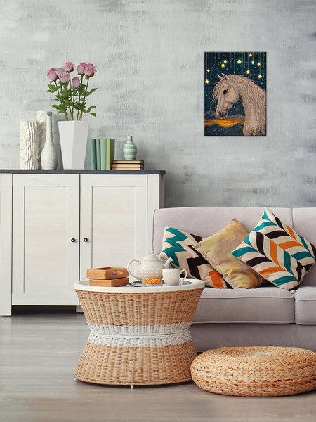 Изображение товара Набор алмазной вышивки Фрея Лунный конь / ALDD-315 (со светодиодами)