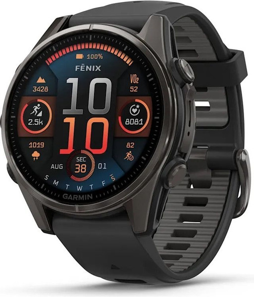 Изображение товара Умные часы Garmin Fenix 8 Amoled 43mm / 010-02903-21 (угольно-серый)