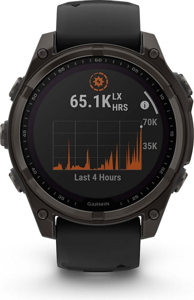 Изображение товара Умные часы Garmin Fenix 8 Sapphire Solar 47mm / 010-02906-11 (Carbon Gray)
