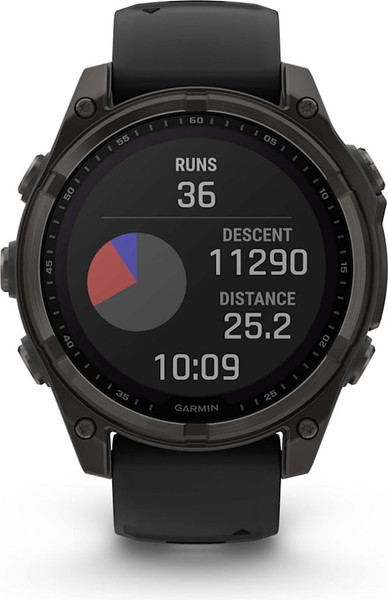 Изображение товара Умные часы Garmin Fenix 8 Sapphire Solar 47mm / 010-02906-11 (Carbon Gray)