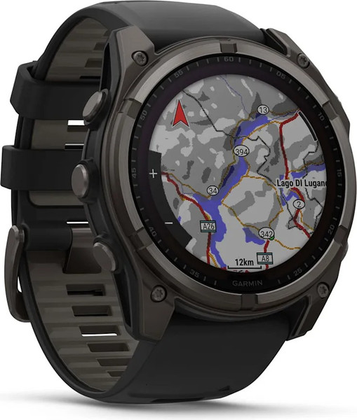 Изображение товара Умные часы Garmin Fenix 8 Sapphire Solar 51mm / 010-02907-11 (Carbon Gray)