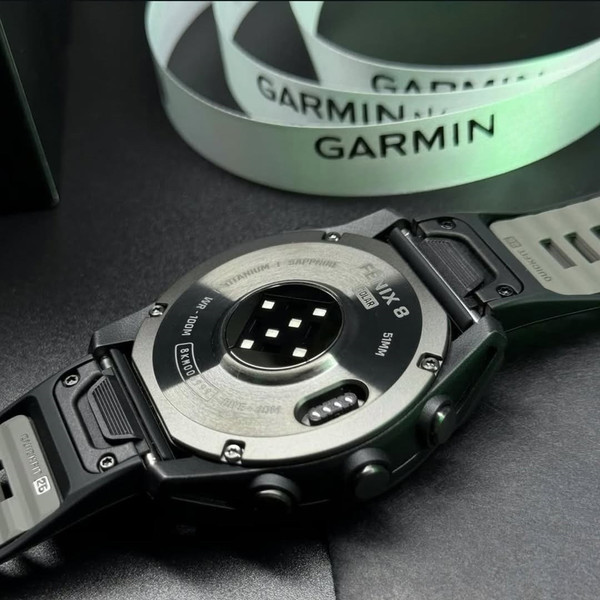 Изображение товара Умные часы Garmin Fenix 8 Sapphire Solar 51mm / 010-02907-11 (Carbon Gray)