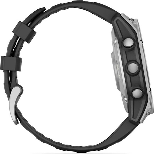 Изображение товара Умные часы Garmin Fenix E Amoled 47mm / 010-03025-00 (серая сталь/черный)