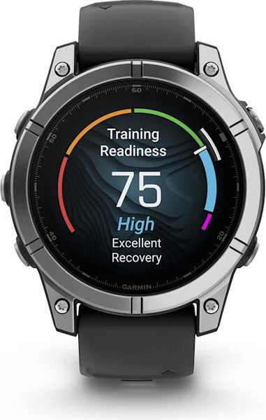 Изображение товара Умные часы Garmin Fenix E Amoled 47mm / 010-03025-00 (серая сталь/черный)