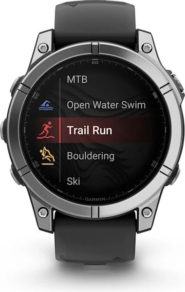 Изображение товара Умные часы Garmin Fenix E Amoled 47mm / 010-03025-00 (серая сталь/черный)