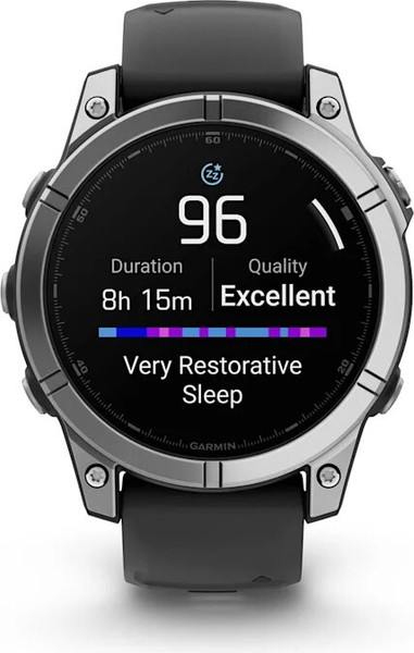 Изображение товара Умные часы Garmin Fenix E Amoled 47mm / 010-03025-00 (серая сталь/черный)
