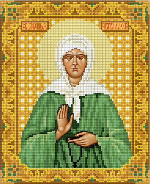 Изображение товара Набор алмазной вышивки Фрея Икона Святой Блаженной Матроны Московской / ALVR-146