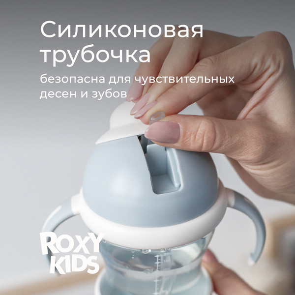 Изображение товара Поильник ROXY-KIDS RFD-008-BI (кокосово-голубой)