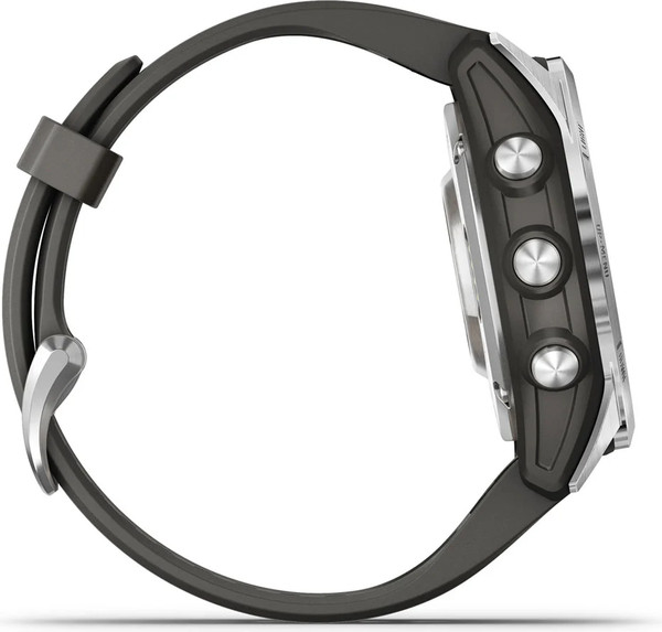 Изображение товара Умные часы Garmin Fenix 7S Pro Solar 42mm / 010-02776-01 (серебро/графит)