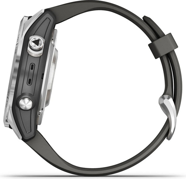 Изображение товара Умные часы Garmin Fenix 7S Pro Solar 42mm / 010-02776-01 (серебро/графит)