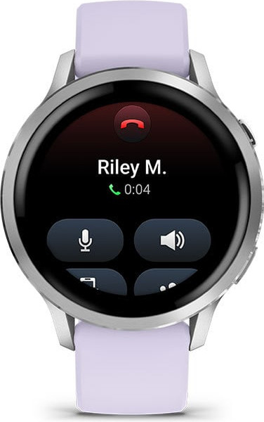 Изображение товара Умные часы Garmin Venu 4 41mm / 010-03013-01 (серебристый/сиреневый)