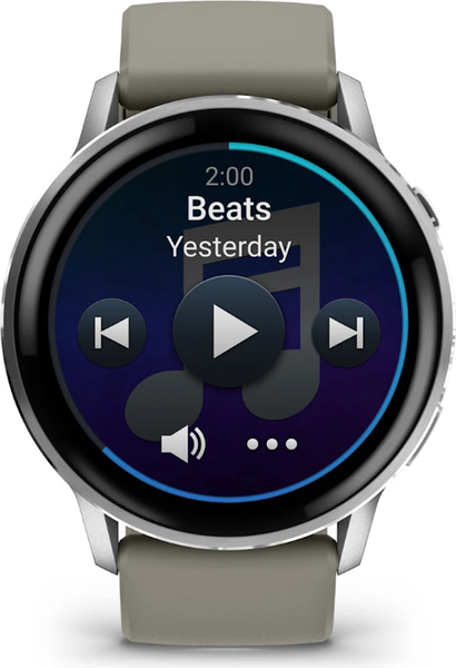 Изображение товара Умные часы Garmin Venu 4 45mm / 010-03014-01 (серебристый/серый)