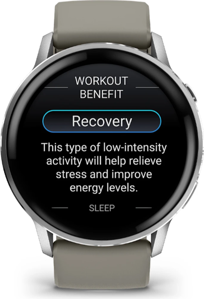 Изображение товара Умные часы Garmin Venu 4 45mm / 010-03014-01 (серебристый/серый)