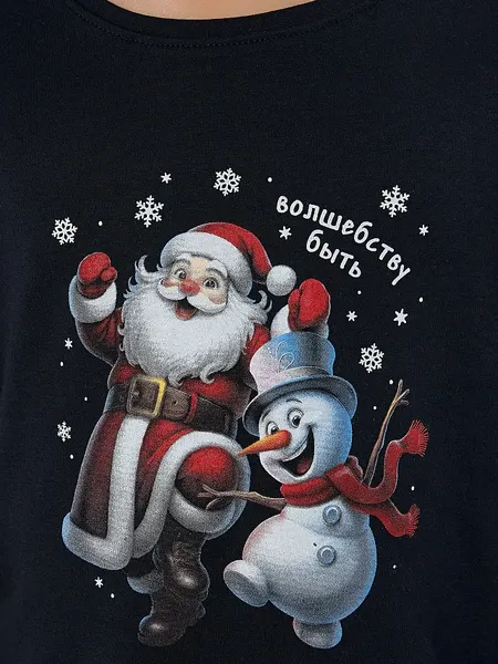 Изображение товара Пижама детская Mark Formelle 563326 (р.164-84-72, черный/черно-красная клетка)