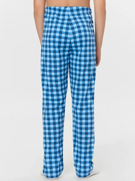 Изображение товара Пижама детская Mark Formelle 563334 (р.140-68-60, небо/сине-голубая клетка)