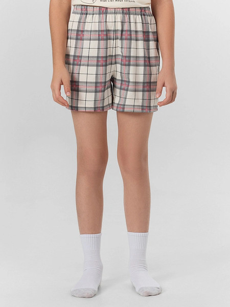 Изображение товара Пижама детская Mark Formelle 567727 (р.104-56, молочный/клетка на молочном)