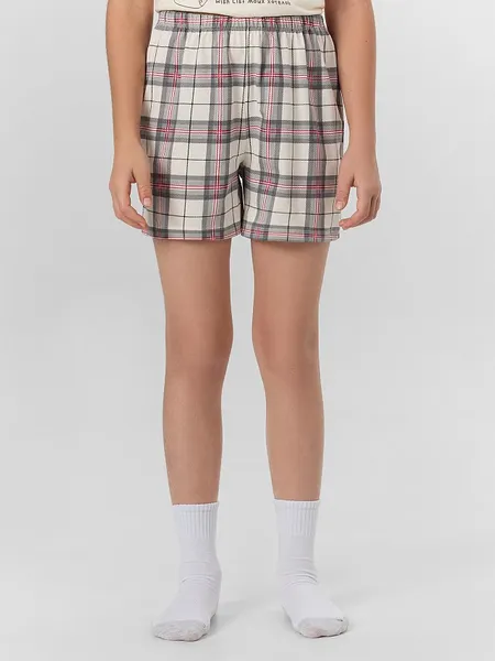 Изображение товара Пижама детская Mark Formelle 567727 (р.134-68, молочный/клетка на молочном)