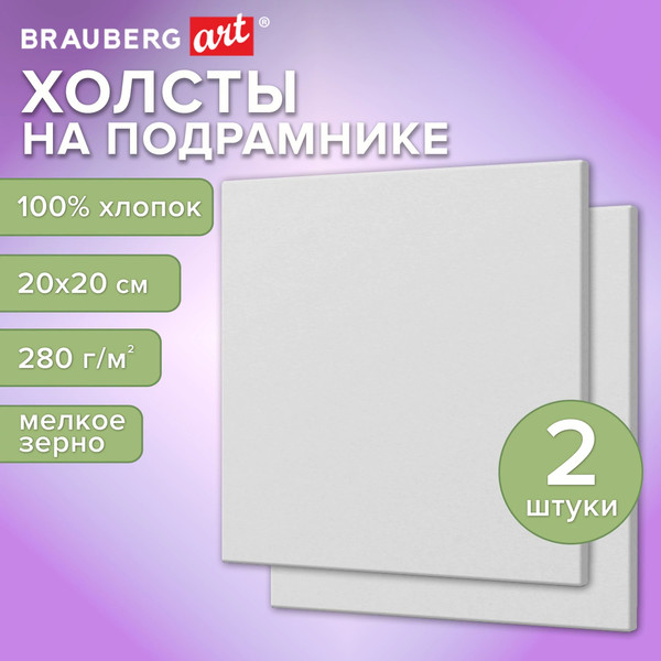 Изображение товара Набор холстов для рисования Brauberg Art Basic / 192670 (2шт)