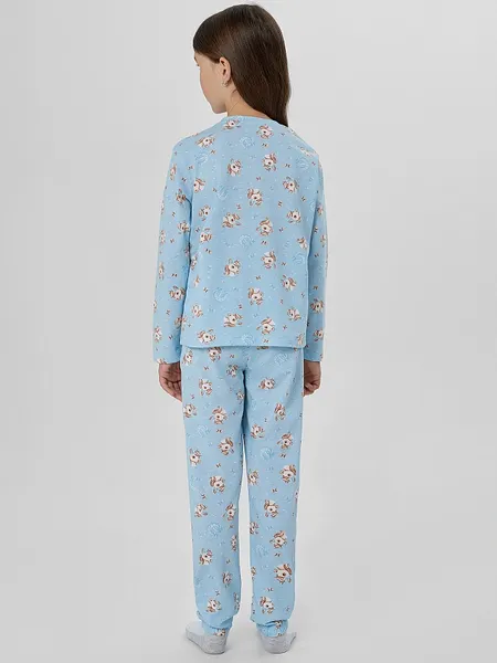 Изображение товара Пижама детская Mark Formelle 567740 (р.104-56, милые коники на голубом)