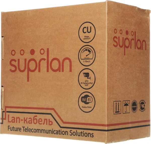 Изображение товара Кабель Suprlan Median 01-0334-9 (305м, серый)