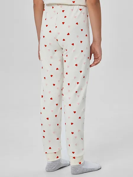 Изображение товара Пижама детская Mark Formelle 567743 (р.98-52, сердечки на молоке)