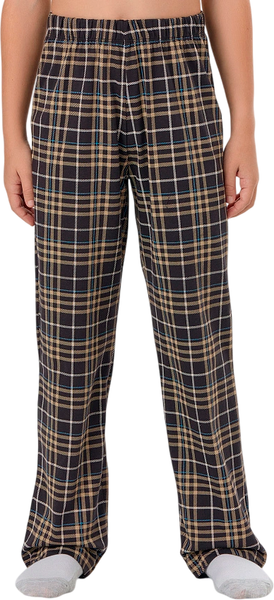 Изображение товара Штаны пижамные детские Mark Formelle 583001 (р.134-68-60, обсидиановая клетка)
