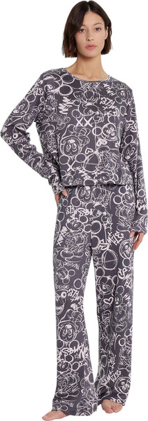 Изображение товара Комплект домашней одежды Mark Formelle 592468-1 (р.164/170-96-102, граффити на графите)