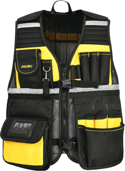 Изображение товара Жилет для инструмента Deli EDL586113 (черный/желтый)