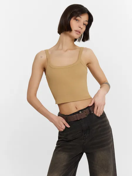Изображение товара Кроп-топ Mark Formelle 112921 (р.164/170-92-98, бежевый-2)