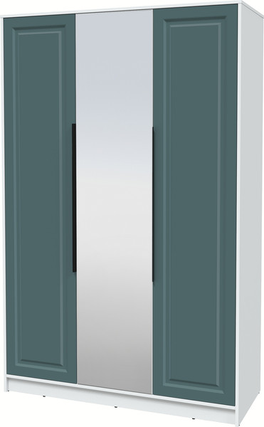 Изображение товара Шкаф Интерлиния Концепт КТ-Ш3з Деко ( белый платинум/верде)
