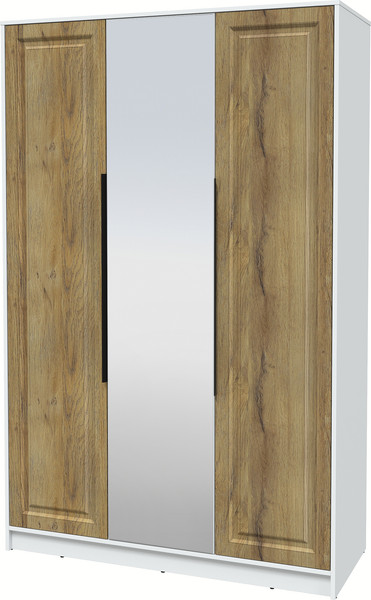 Изображение товара Шкаф Интерлиния Концепт КТ-Ш3з Деко (белый платинум/дуб вотан)