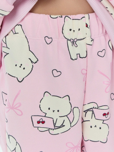 Изображение товара Штаны детские Mark Formelle 187834 (р.104-56, котики на розовом)