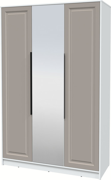 Изображение товара Шкаф Интерлиния Концепт КТ-Ш3з Деко (белый платинум/луна)