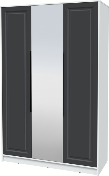 Изображение товара Шкаф Интерлиния Концепт КТ-Ш3з Деко (белый платинум/пепел)