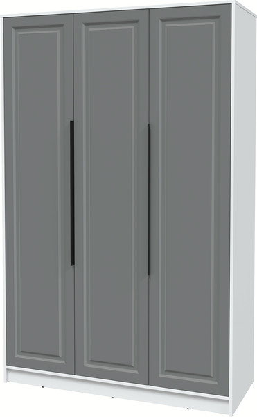 Изображение товара Шкаф Интерлиния Концепт КТ-Ш3 Деко (белый платинум/серый)