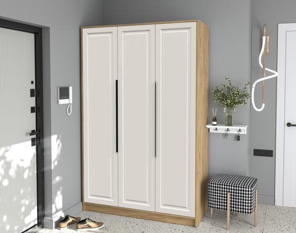 Изображение товара Шкаф Интерлиния Концепт КТ-Ш3 Деко (дуб золотой/кашемир)