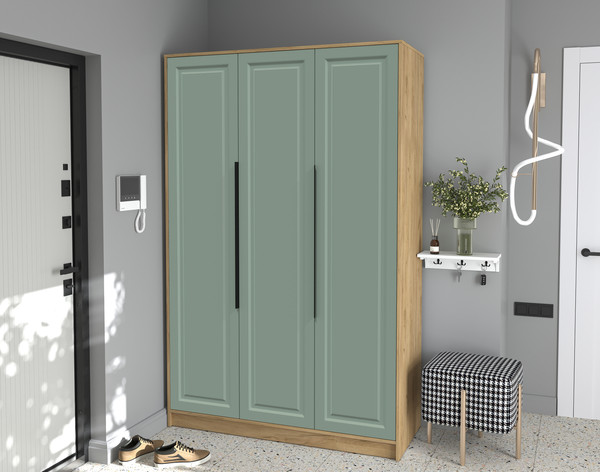 Изображение товара Шкаф Интерлиния  Концепт КТ-Ш3 Деко (дуб золотой/мята)