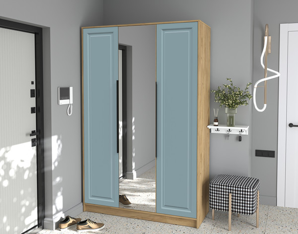 Изображение товара Шкаф Интерлиния Концепт КТ-Ш3з Деко (дуб золотой/океан)