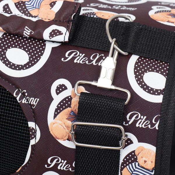 Изображение товара Сумка для животных Sima-Land Бурые медведи / 7984405 (р.S, коричневый)