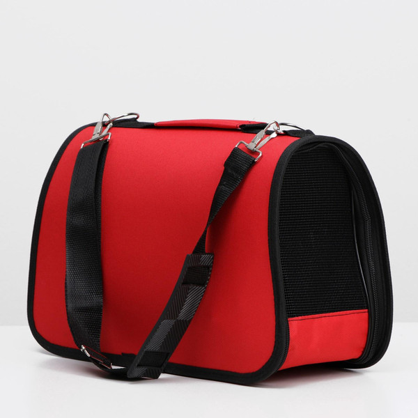 Изображение товара Сумка для животных Sima-Land Веселый жук / 4777611 (р.S, красный)