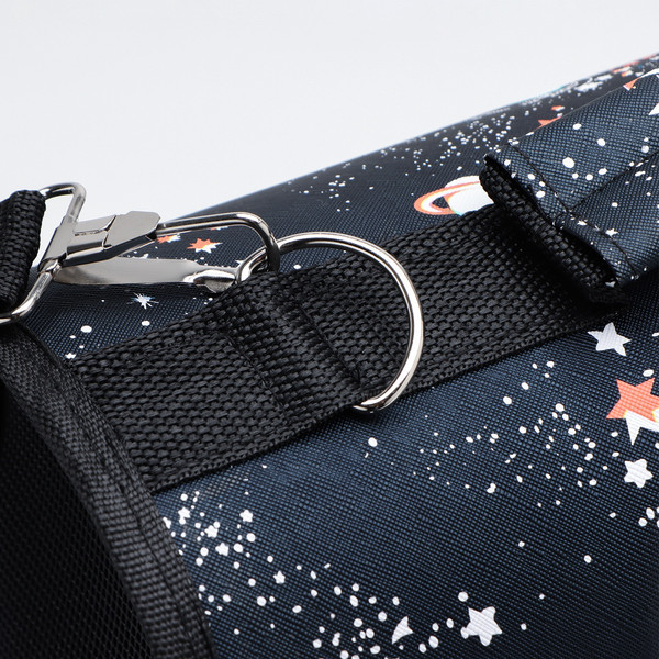 Изображение товара Сумка для животных Sima-Land Звездное небо / 10093125 (р.S, черный)
