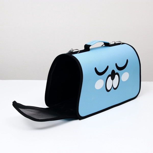 Изображение товара Сумка для животных Sima-Land Сонный песик / 6971591 (р.S, голубой)