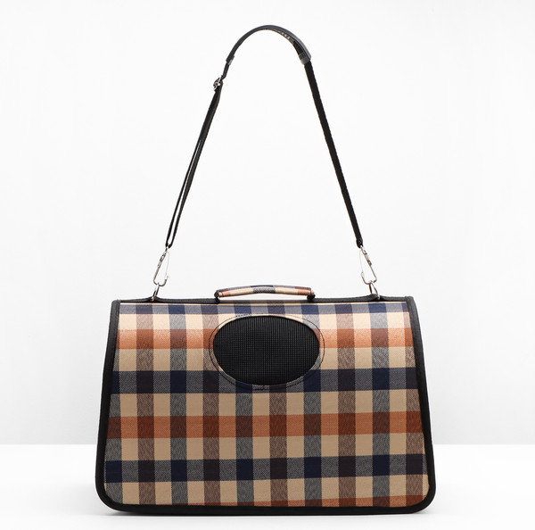 Изображение товара Сумка для животных Sima-Land 10093133 (р.M, клетка)