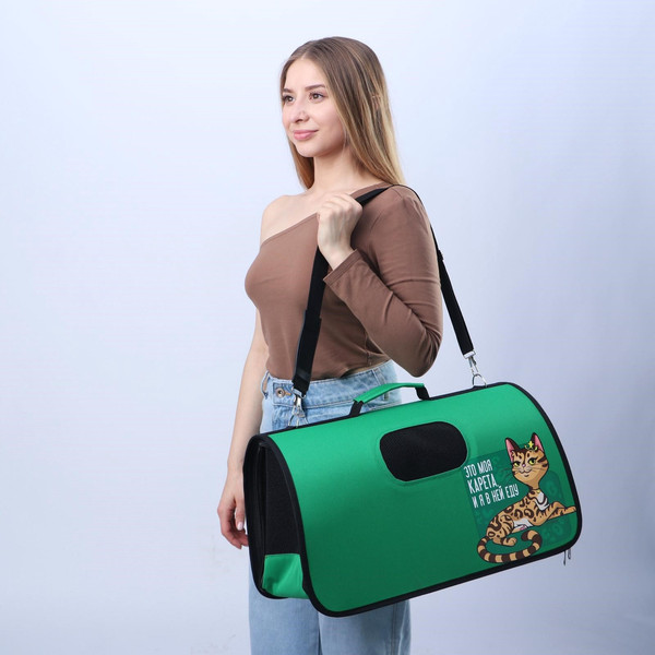 Изображение товара Сумка для животных Sima-Land Это моя карета / 5183935