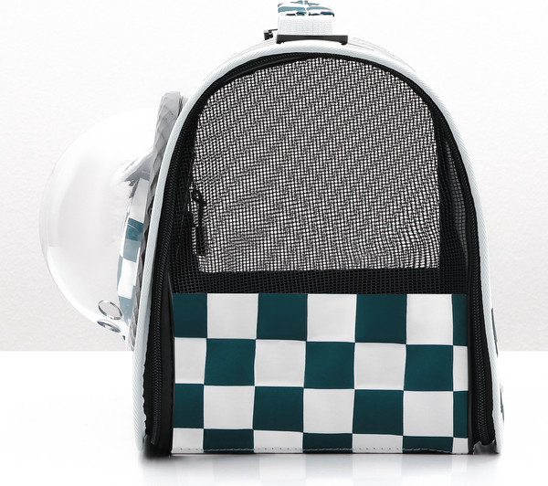 Изображение товара Сумка для животных Sima-Land 10093156 (белый/зеленый)