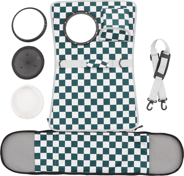 Изображение товара Сумка для животных Sima-Land 10093156 (белый/зеленый)