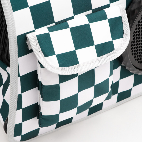 Изображение товара Сумка для животных Sima-Land 10093156 (белый/зеленый)