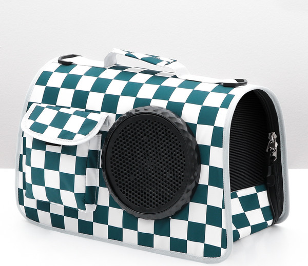 Изображение товара Сумка для животных Sima-Land 10093156 (белый/зеленый)