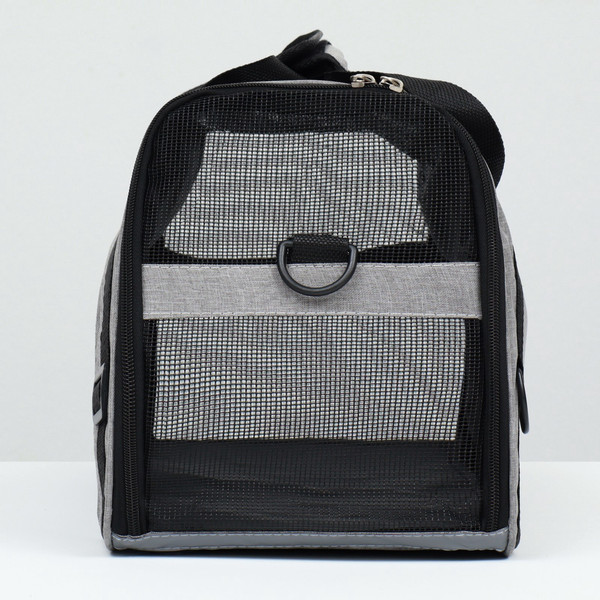 Изображение товара Сумка для животных Sima-Land Сетчатая / 9889773 (серый)